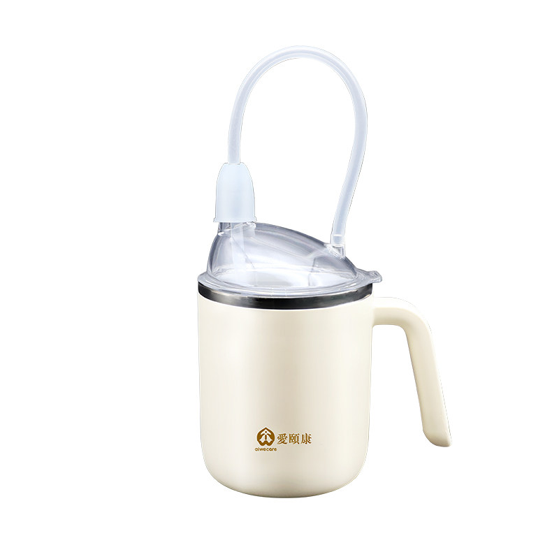 米色开口手柄多功能杯2.0